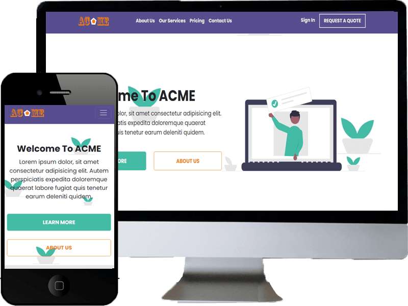 ACME Company Demo Website